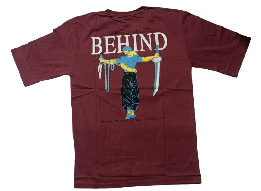 Men’s Cotton Graphic Printed Oversized T-Shirt - Image 4