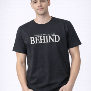 Men’s Cotton Graphic Printed Oversized T-Shirt (Black)